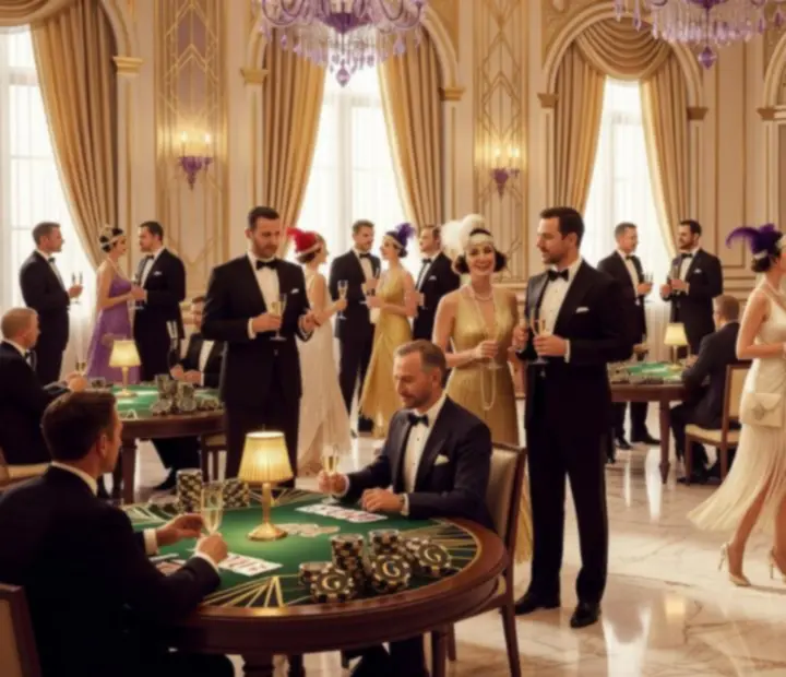 Elegancki event w stylu lat 20. inspirowany Wielkim Gatsbym